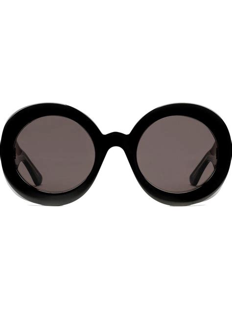 oversized round split sunglasses|gucci black oversized round sunglasses.